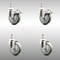 Service Caster 4 Inch 316SS Gray Polyurethane 1/2 Inch Threaded Stem Caster Lock Brake SCC, 2PK SCC-SS316TSTTL20S414-PPUB-121315-2S2 - alternate 1